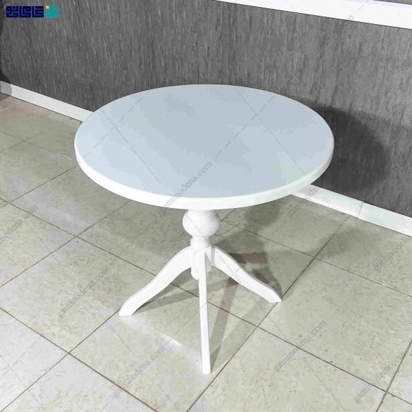 میز گرد دو نفره تنها بابونه
