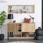 ست کنسول و جاکفشی پایه فلزی تانیا