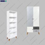 ست کمد و کتابخانه مدرن لایف