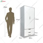 ست کمد و کتابخانه کشویی آلاله