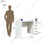 آدمک میز تحریر کشودار آزند از گامی نو