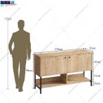 ست کنسول و جاکفشی پایه فلزی تانیا