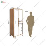 ست کمد و میز تحریر مدرن برکه