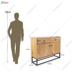 ست کنسول و جاکفشی پایه فلزی تانیا