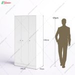 ست کمد و کتابخانه ام دی اف ماریان