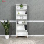 ست میز تحریر و کتابخانه آپارتمانی بلوط