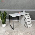 ست میز تحریر و کتابخانه مدرن برنا