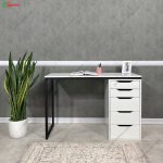 ست میز تحریر و کتابخانه مدرن برنا