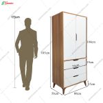 ست کمد و دراور مدرن ستیا