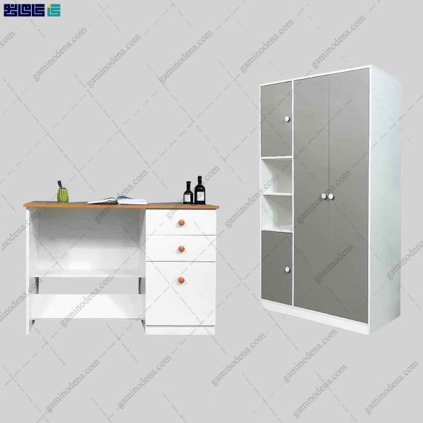ست کمد و میز تحریر کشویی مانیا