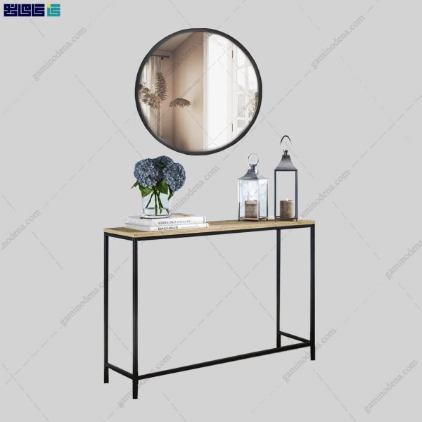 ست کنسول و آینه فلزی مهوا