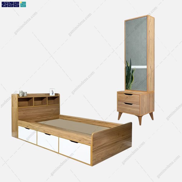 سرویس خواب دو نفره مدرن کشودار بالسا گامی نو