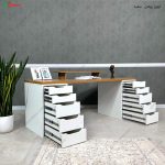 ست میز تحریر و کتابخانه مدرن کلاره