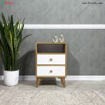 ست تخت خواب و پاتختی مدرن میهن