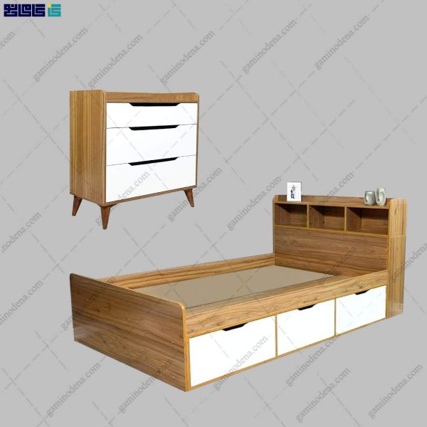 ست تخت خواب و دراور مدرن دلینا