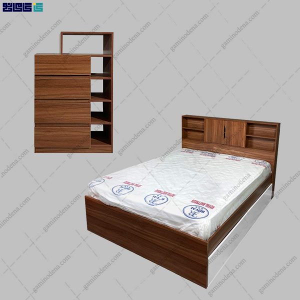 ست تخت خواب و دراور جادار دلوا