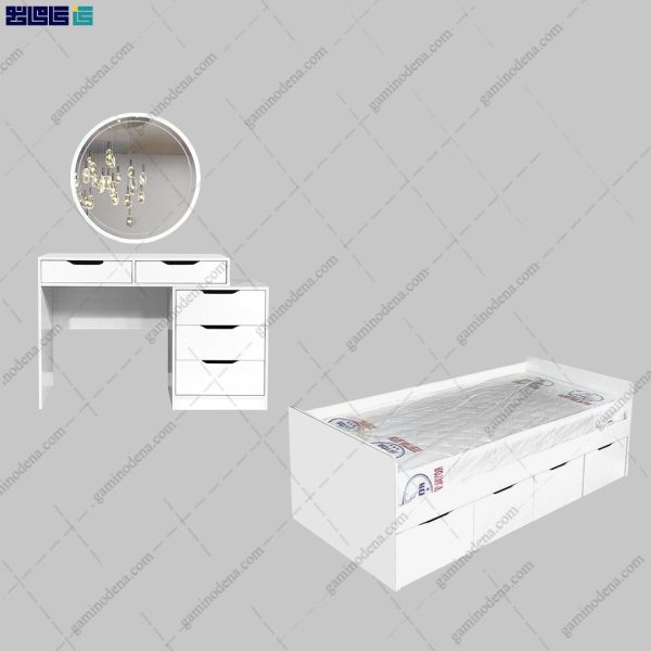 ست تخت خواب و میز آرایش ایکیا لارس