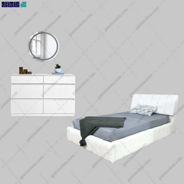 ست تخت خواب و میز آرایش مدرن سانا
