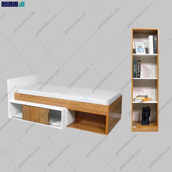 ست تخت خواب و کتابخانه آپارتمانی همتا