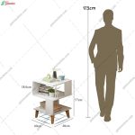 ست تخت خواب و پاتختی مدرن مهنوش