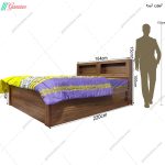 ست تخت خواب و پاتختی آپارتمانی کیهان