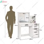 ست تخت خواب و میز آرایش مدرن سورن