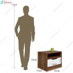 ست تخت خواب و پاتختی مدرن شادی