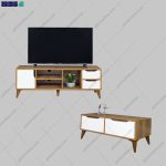 ست میز تلویزیون و جلومبلی آپارتمانی هانیا