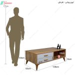 ست میز تلویزیون و جلومبلی مدرن آرتیا