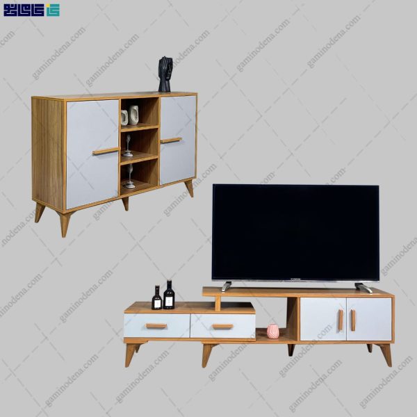 ست میز تلویزیون و کنسول آپارتمانی آیین