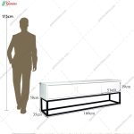 ست میز تلویزیون، جاکفشی و جلومبلی فراز