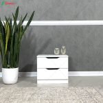 ست تخت خواب و پاتختی کشودار سانیا