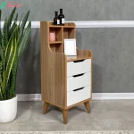 ست تخت خواب و پاتختی آپارتمانی فیروزه