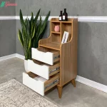 ست تخت خواب و پاتختی آپارتمانی فیروزه