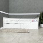 ست تخت خواب و پاتختی کشودار سانیا