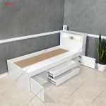 ست تخت خواب و میز آرایش آپارتمانی گندم