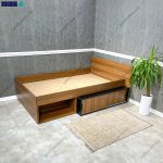 تخت خواب 120 همتا از نمای کنار، گامی نو