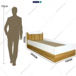 آدمک تخت خواب مشیل 120