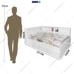 تخت خواب یک نفره آنا گامی نو