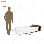 آدمک ست میز تلویزیون و جاکفشی طنین