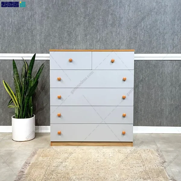 نمای اصلی دراور 6 کشو مدرن ایکیا هیوا طراحی گامی نو