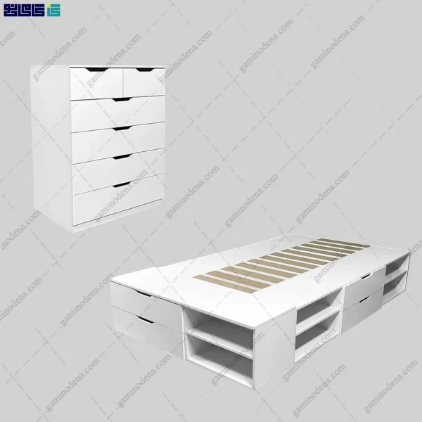 کاور ست تخت خواب و دراور ثنا از گامی نو