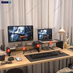 نمای مخصوص انتخاب رنگ استند مانیتور دونفره آرین