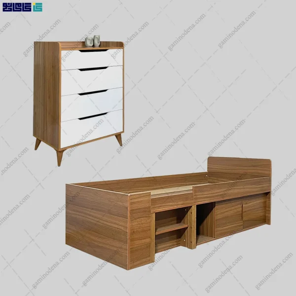 ست تخت خواب و دراور دریا از گامی نو