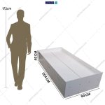 آدمک تخت خواب ئخترانه مدرن کایان