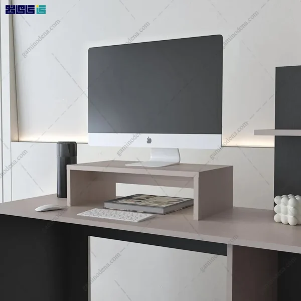 نمای اصلی از استند مانیتور ام دی اف کاوه طراحی مجموعه گامی نو