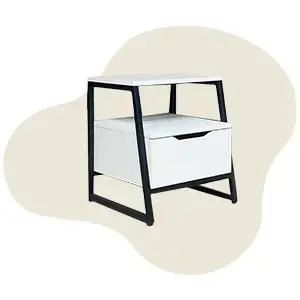 میز پاتختی فلزی