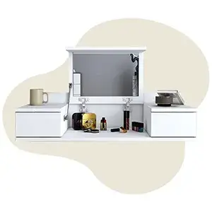 میز آرایش دیواری